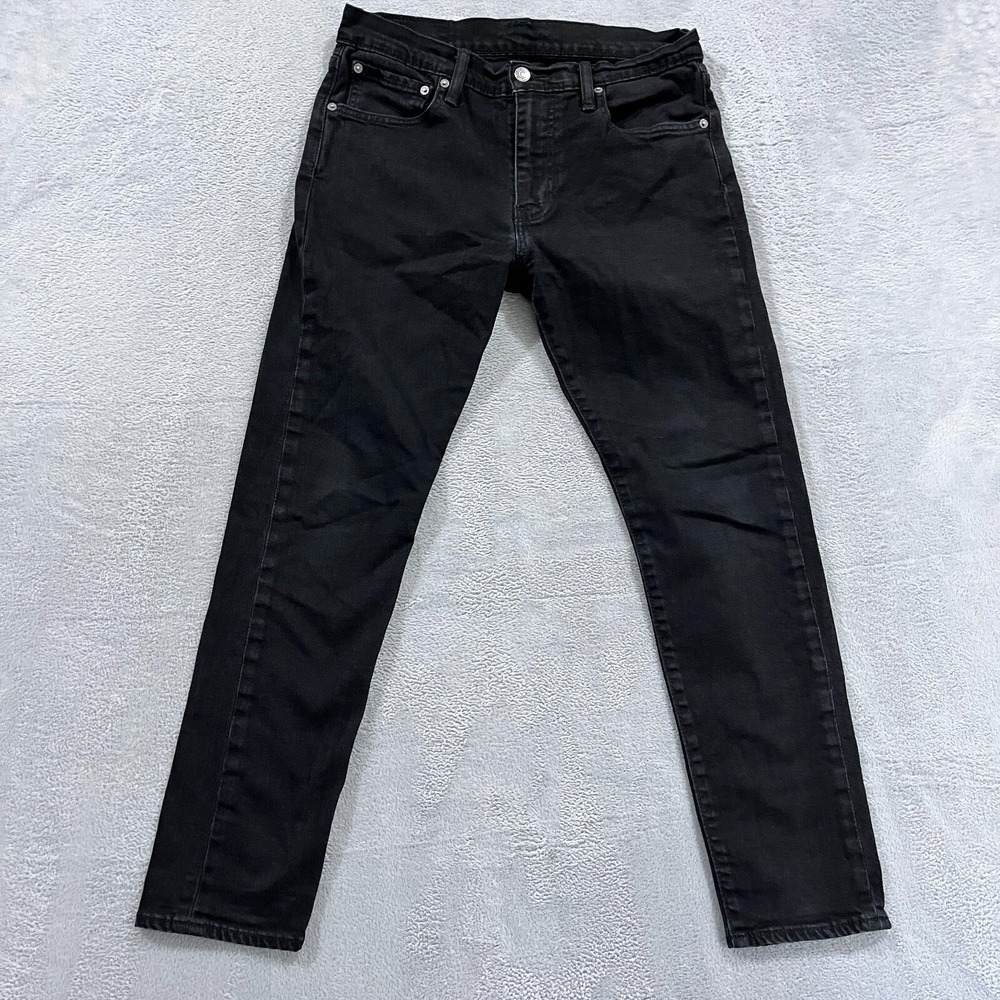Levi's 512 Jeans‎ Men's 32x29* Slim Tapered Fit Stretch Denim Black Casual